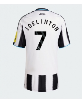 Newcastle United Joelinton #7 Maglia Gara Casa Repliche 2025-26 Donna Maniche Corte